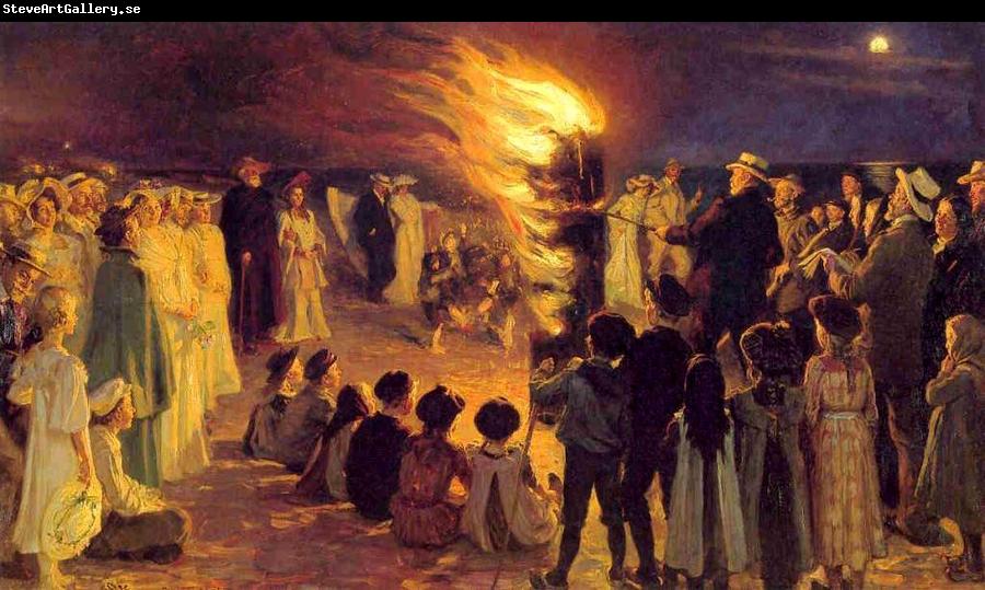 Peder Severin Kroyer Saint John s Bonfire on the Beach at the Skaw (nn02)